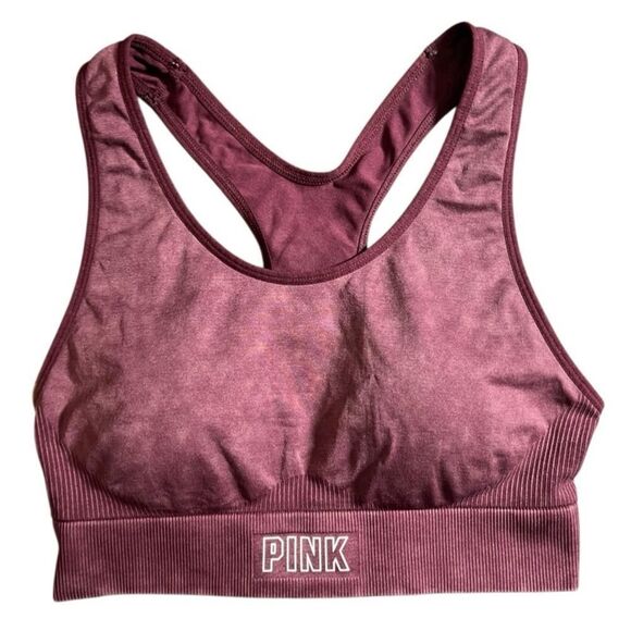 Pink Sport By Victoria’s Secret Bra Set Seamless Size Medium - Picture 6 of 16